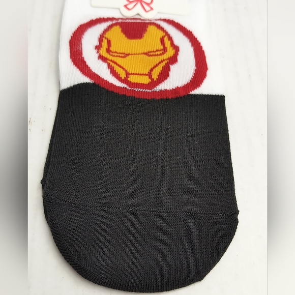 Inspired Sports Ankle Socks Kids Novelty Black/White - Picture 3 of 3